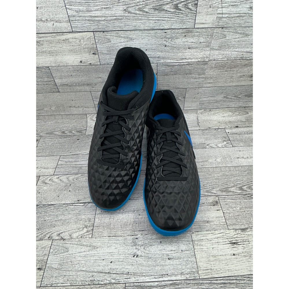 Nike Tiempo Legend 9 Academy Turf Soccer Shoes Black Blue US 7 Youth AT6110 004